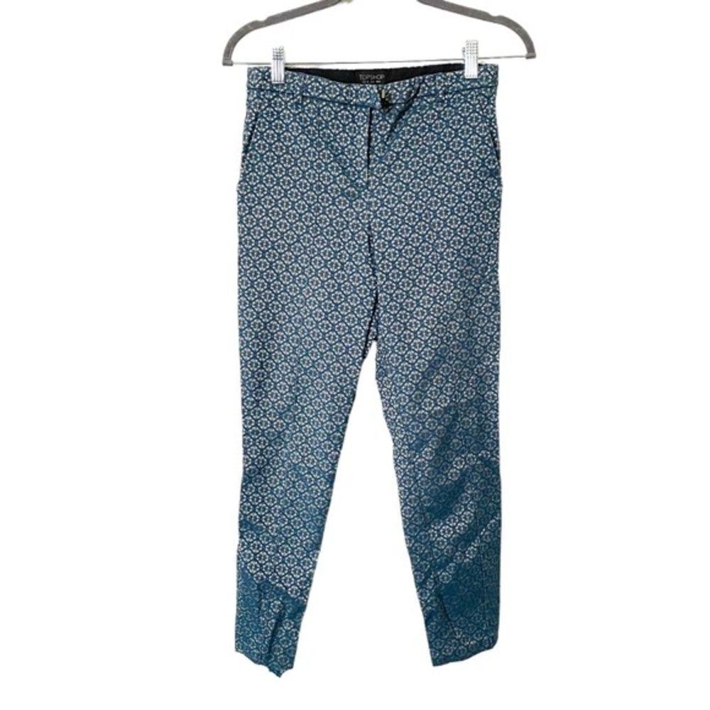 TOPSHOP Floral Patterned Trouser Sz 4